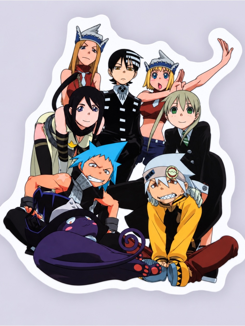 Soul Eater Group | Maka Soul Death the Kid | Anime Sticker | 5/$10